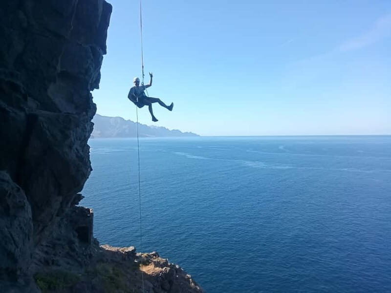 Agaete: Gran Canaria Coasteering. Marine Ferrata and Zipline - Where you start in Agaete: COMSILIENCE and the no-pickup reality