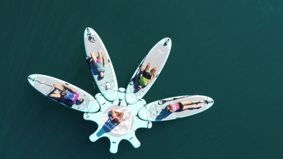 Arguineguín: Stand-up Paddleboard Yoga Class with Instructor - What SUP yoga trains: core strength, balance, and real stress relief
