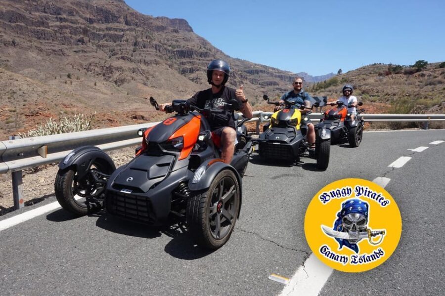 Can-Am Ryker Adventure Fataga - The Mirador de la Degollada de las Yeguas viewpoint stop