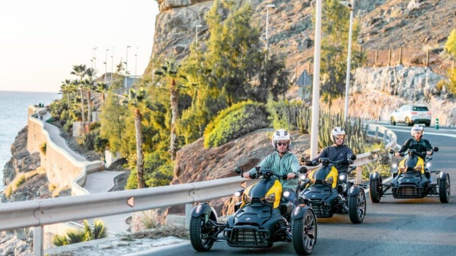 Can-am Ryker moto / buggy / quad Tour: Coast (Maspalomas) - Arguineguín Photo Stop: Sea Views Plus a Chance to Reset