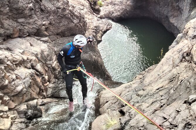 Canyoning in Gran Canaria: The Hidden Waterfalls and Magic Pools - Exploring caves and mountain views without turning it into a photo tour