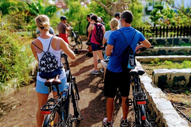 E-Bike CitySightseeing: Maspalomas Dunes, Playa Ingles, Meloneras - Punta Mujeres archaeology on the Meloneras promenade