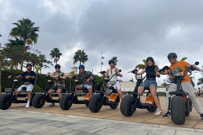e-Scooter City Tour + Camel Ride inside Maspalomas Dunes - e-Scooter City Tour rules: who can drive, who rides, and what to bring