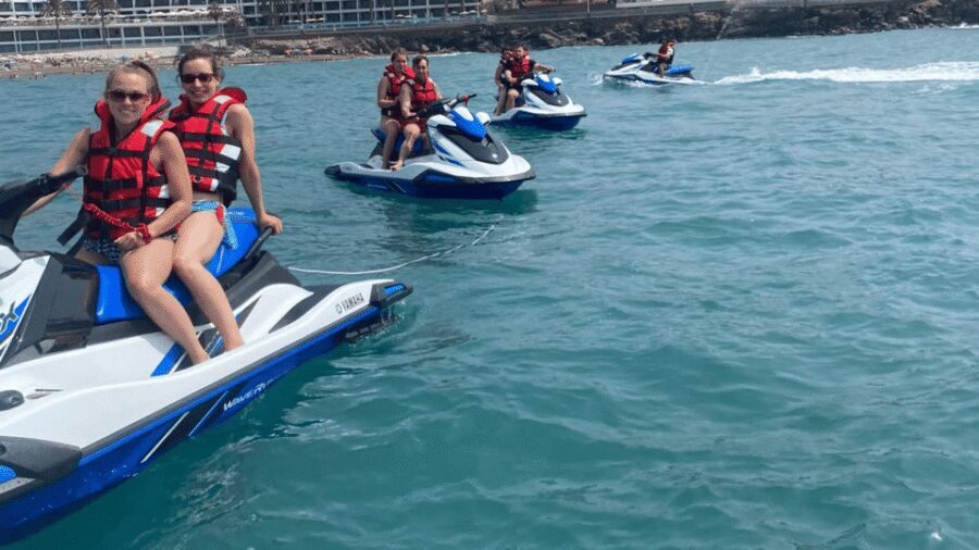 From Playa del Inglés: Guided Jet Ski Tour & Hotel Transfers - Key highlights at a glance