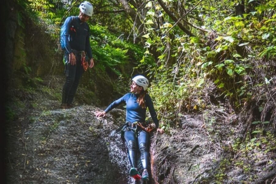 Gran Canaria: Canyoning in the rainforest - The main canyon time: rappels, slides, and waterfall descents