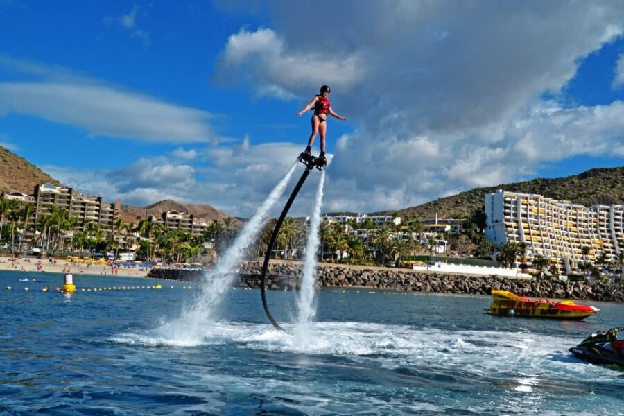Gran Canaria: Flyboard Session at Anfi Beach - Entering the Scene at Anfi Beach