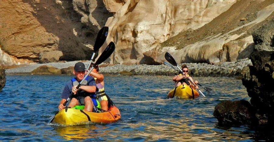 Gran Canaria: South Coast Guided Kayaking Trip - Paddling Out Through Rocks: The First Stretch of Fun