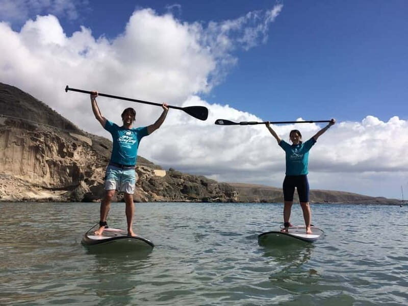 Gran Canaria: Stand-Up Paddle Lesson & Snorkeling Tour - Van ride: using the 20 minutes to prep your eyes and your body