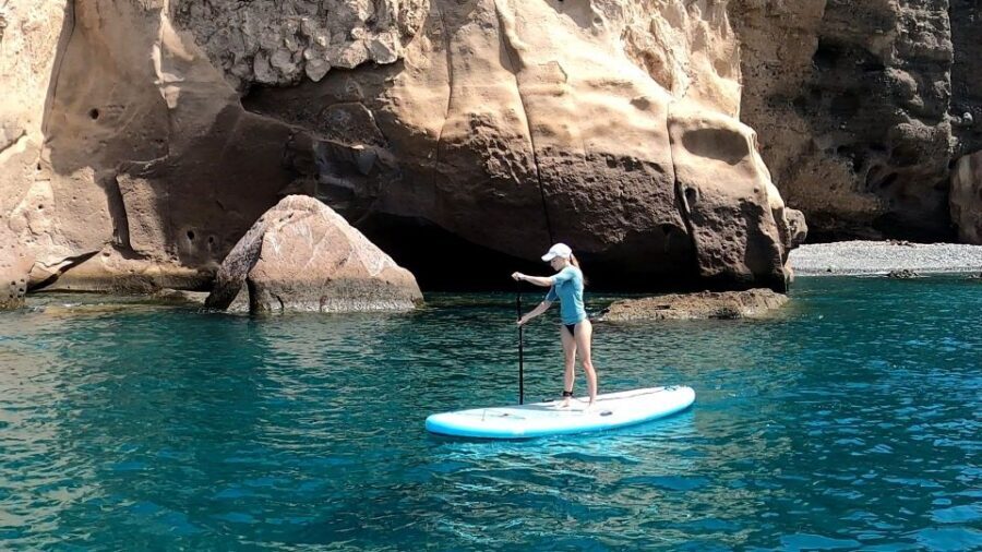 Gran Canaria : Stand Up Paddle (SUP) Tour - Playa Las Marañuelas: the calm start that makes SUP easier