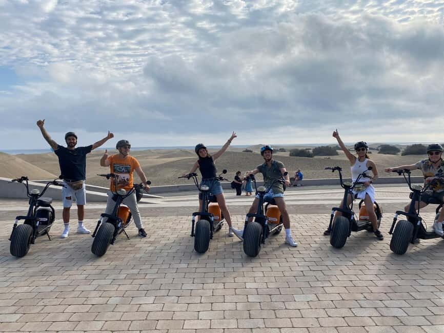 Maspalomas: 2-Seater Chopper E-Scooter Rental - Key Points at a Glance
