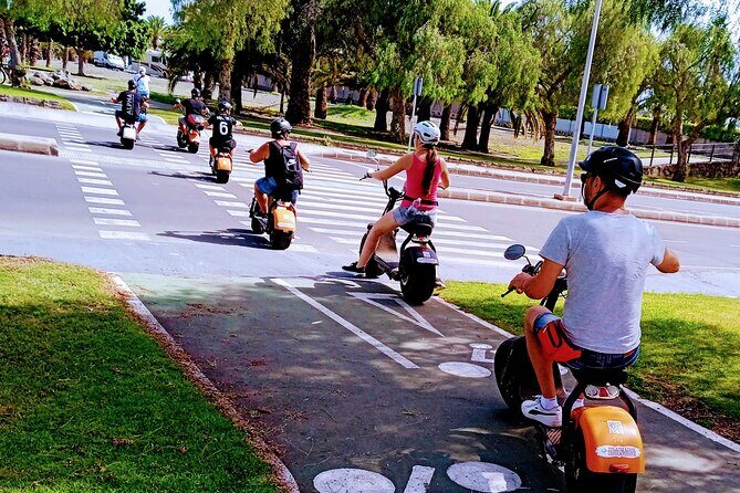 Maspalomas - Meloneras : e-Scooter 2 seat Sunset Guided Tour - What you cover in two hours: dunes, lagoon, beach, and viewpoints