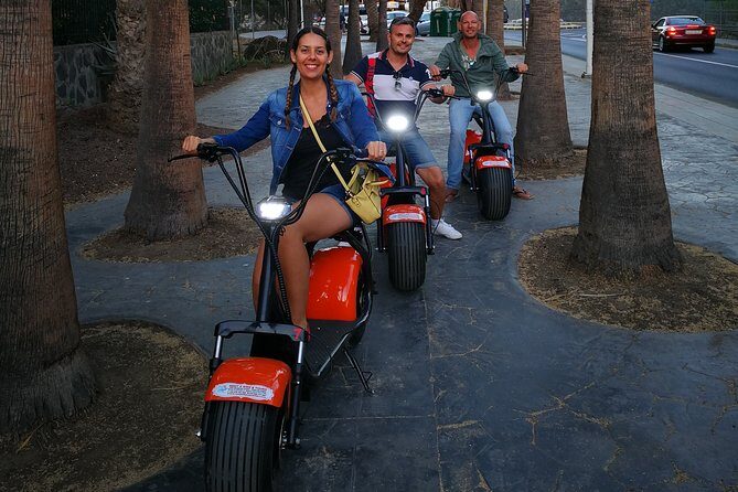 Maspalomas - Meloneras : e-Scooter 2 seat Sunset Guided Tour - Campo Internacional and the Mirador photo stop from above