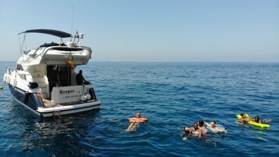 Mogan: Dolphin Watching Boat Trip with Swim Stop - Included food, drinks, snorkeling gear, and paddle surfboard
