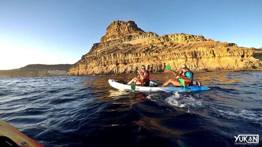 Mogán: Guided Kayak to Caves and Snorkeling Tour - Kayaking From Golden Sands: The First Real Look at Gran Canaria’s Coast
